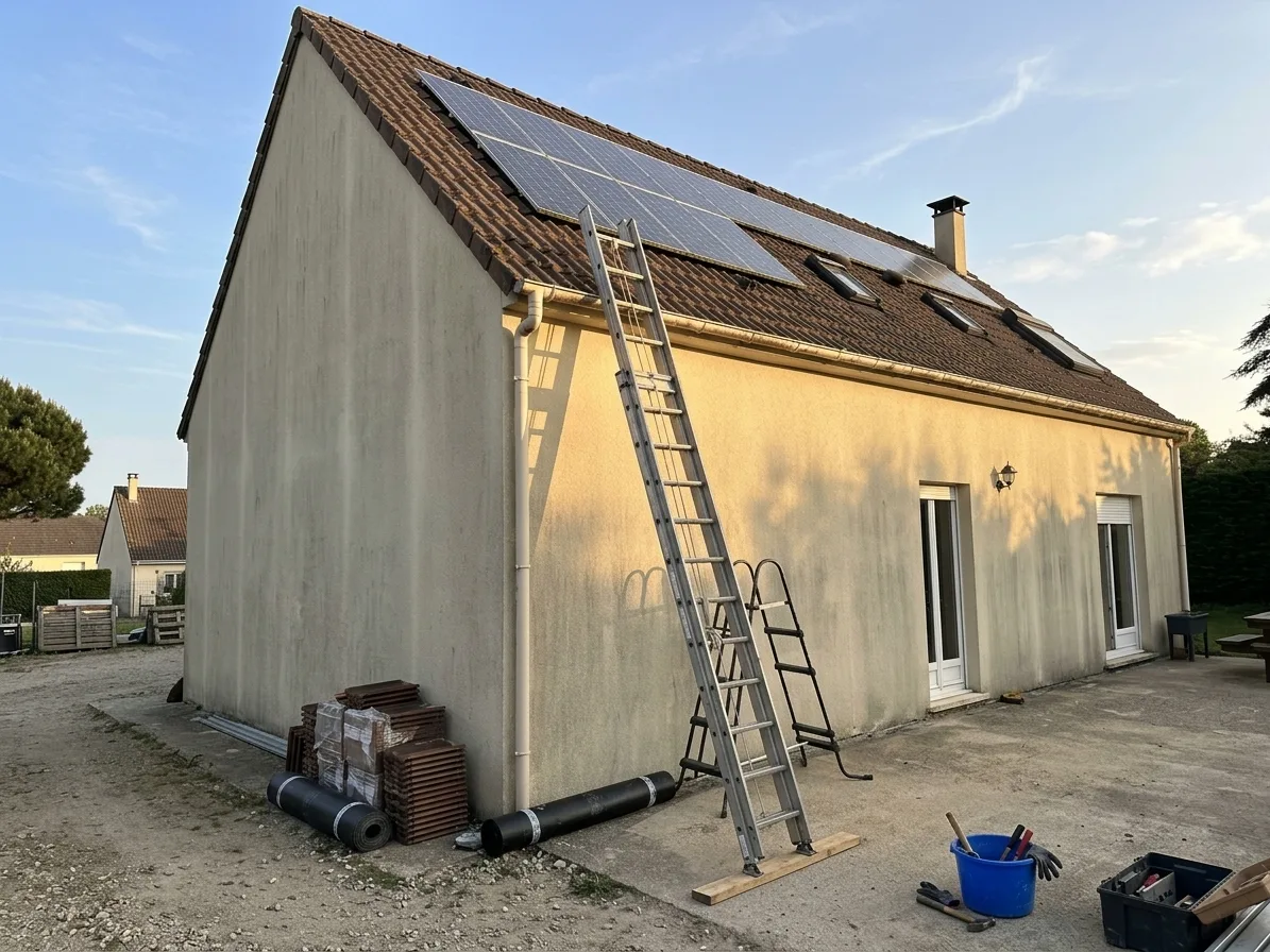 Démoussage de toiture à Meaux