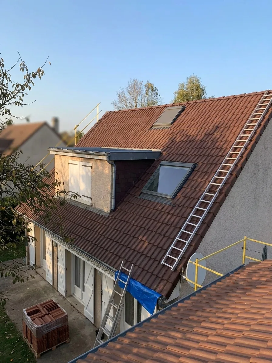 Démoussage de toiture à Meaux