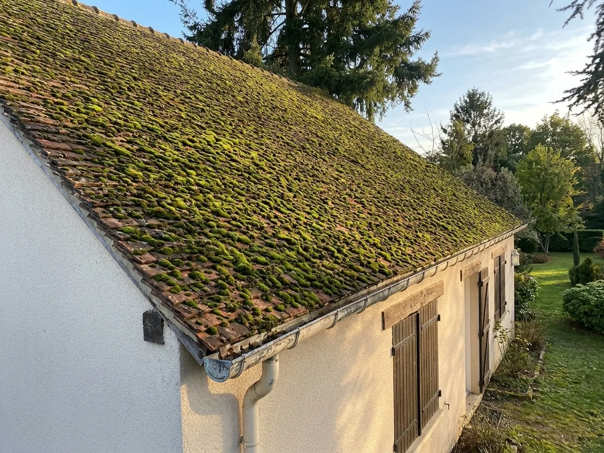 Démoussage de toiture à Meaux