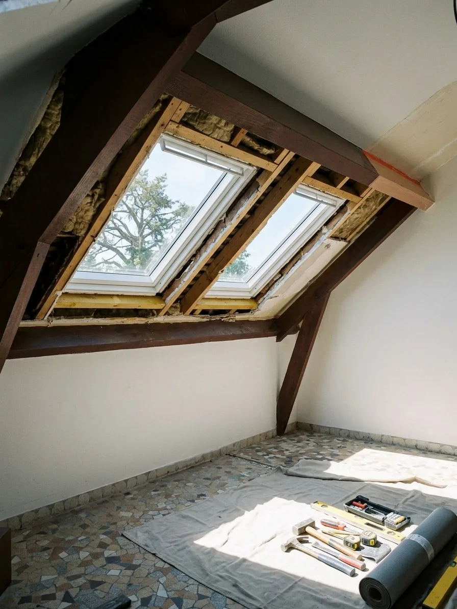 Installation de fenêtres de toit à Meaux