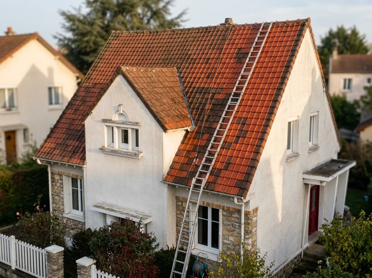 Nettoyage de toiture à Meaux
