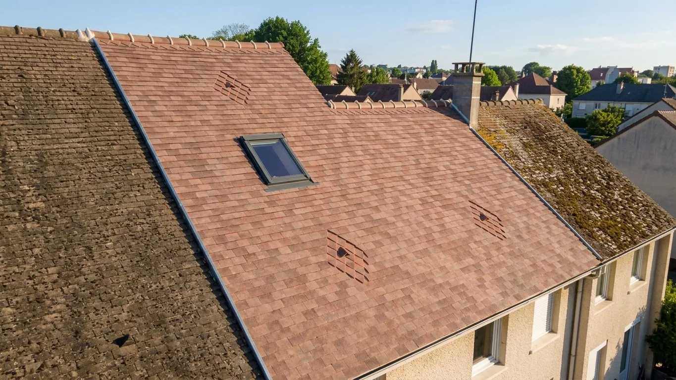 Réfection complète de toiture à Meaux